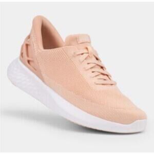 Kizik Women's Pink Athens Hands-Free Slip On Sneakers in Peach Size 11